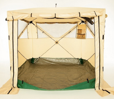 Палатка - Шатер Пингвин Премиум Кемпинг 6 (300х280/218 см) + Гидро Пол