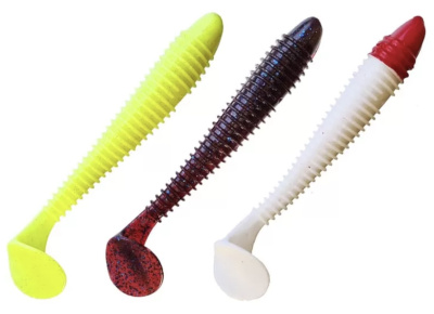 Силиконовая приманка Crazy Fish Vibro Fat 5.8" цвет М118