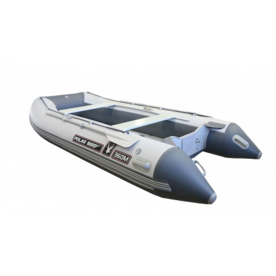 Лодка Polar Bird 385М Merlin (серо-белый) стеклокомпозит