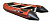 Лодка Polar Bird 385M Merlin НДНД Стеклокомпозит  (чёрно-красный) 