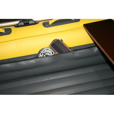 Надувная лодка ПВХ Риф Скат Тритон 370 НДF (фальшборт, пластиковый транец, НДНД)